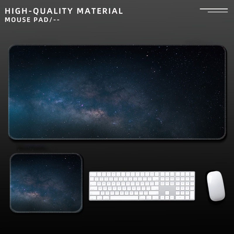 Desk Setup Keyboard - Galaxy Starry Sky Large Mouse Pad