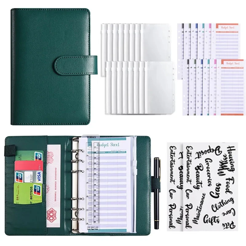 Ring Binder Box - Macaron Color A6 Budget Binder Planner