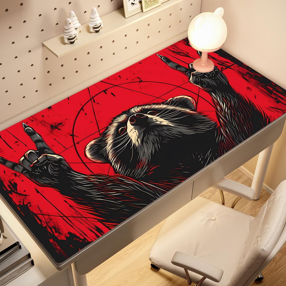 Desk Setup Natural - HYBXAXC Office Desk Mat Mouse Pad