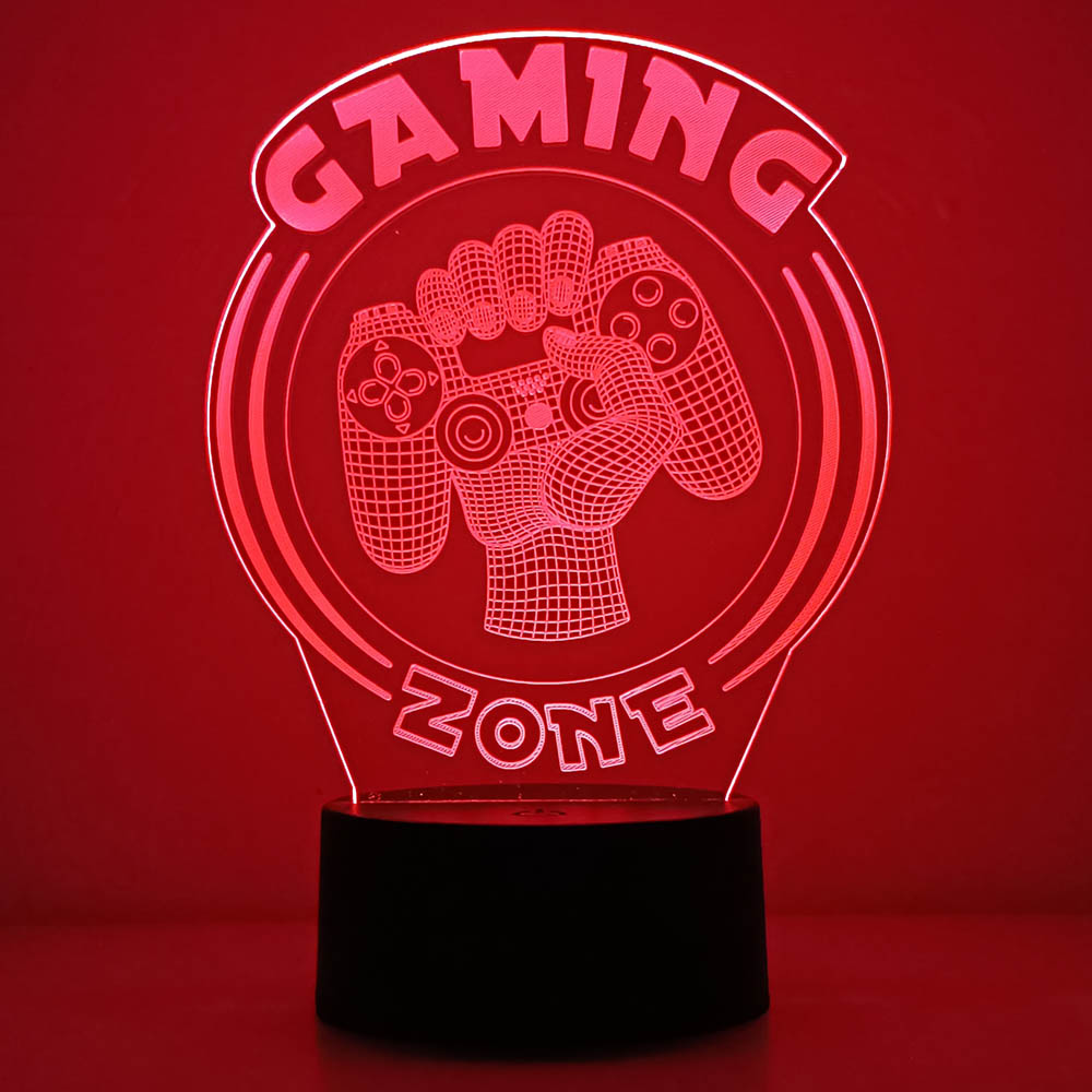Desk Setup Diy - 3D Night Light Lamp Gaming Room