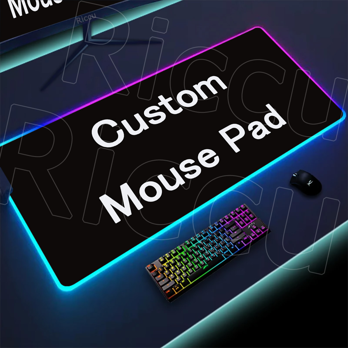 Desk Setup Diy - Large DIY RGB Mouse Pad Customized