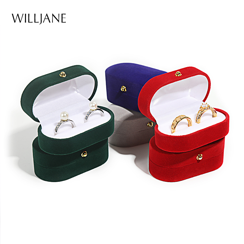 Ring Binder Box - Wedding Ring Packaging Box Ear Studs