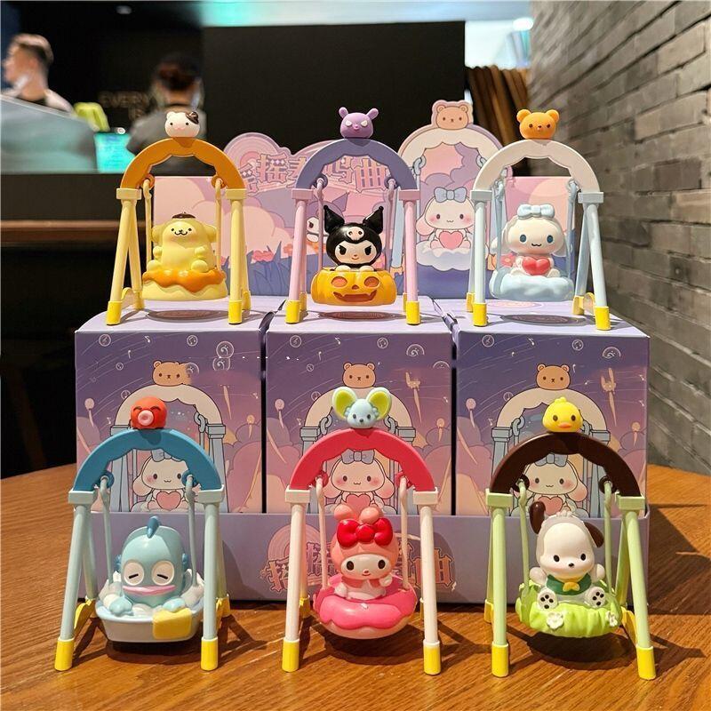 Desk Setup Girl - Sanrio Cartoon Cinnamoroll Melody Cradle Swing