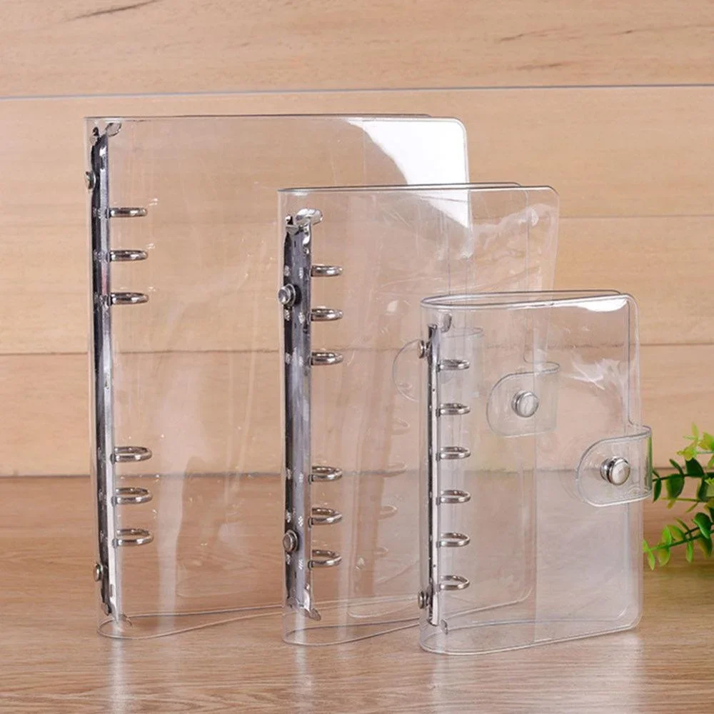 Ring Binder Box - A5 A6 A7 Transparent Soft PVC