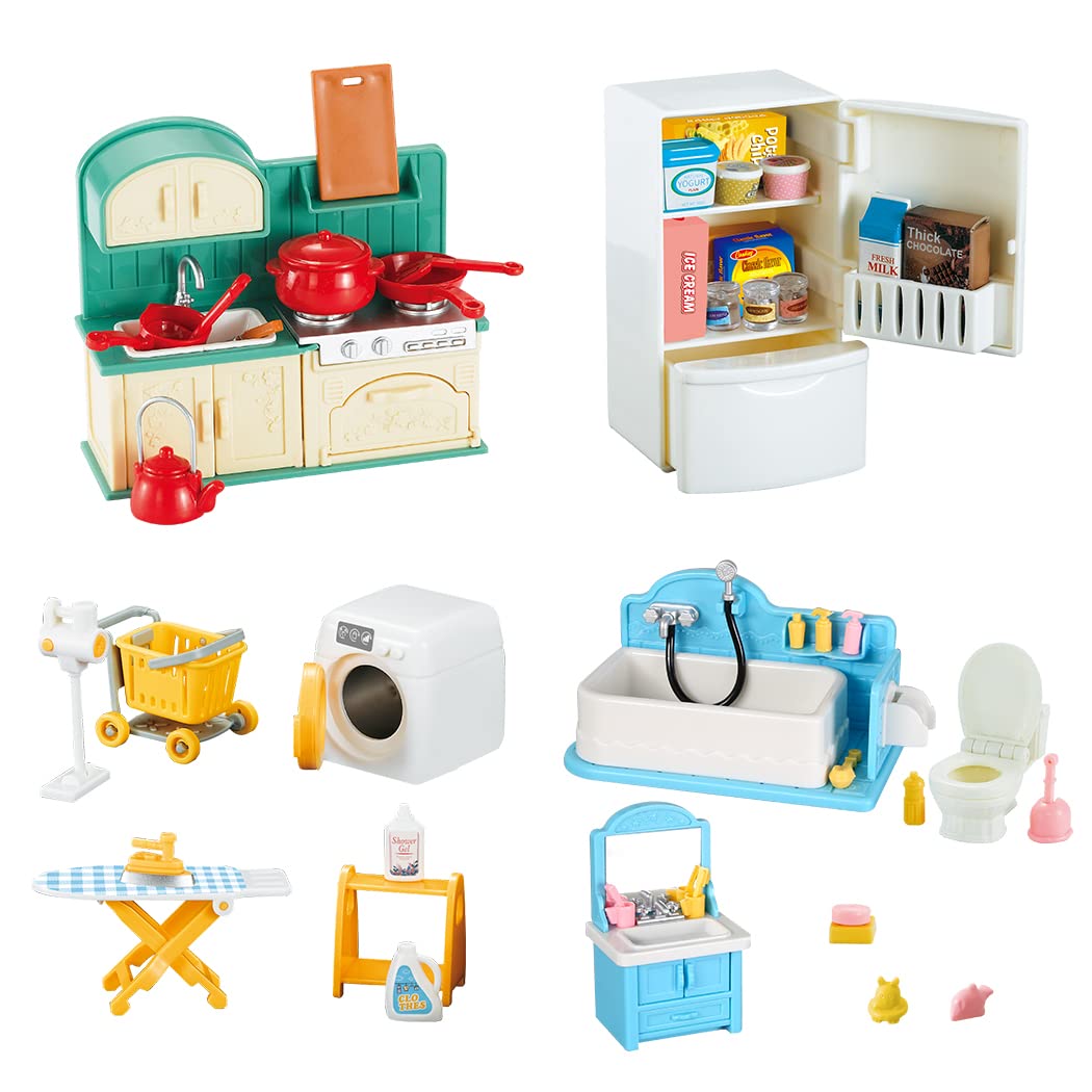 Desk Setup Girl - Doll House 1:12 Miniature Furniture Kitchen