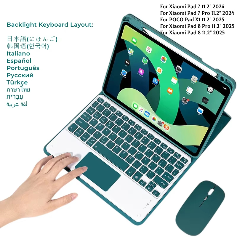 Backlight Keyboard Case Mouse  - Desk Setup Keyboard recension och pris