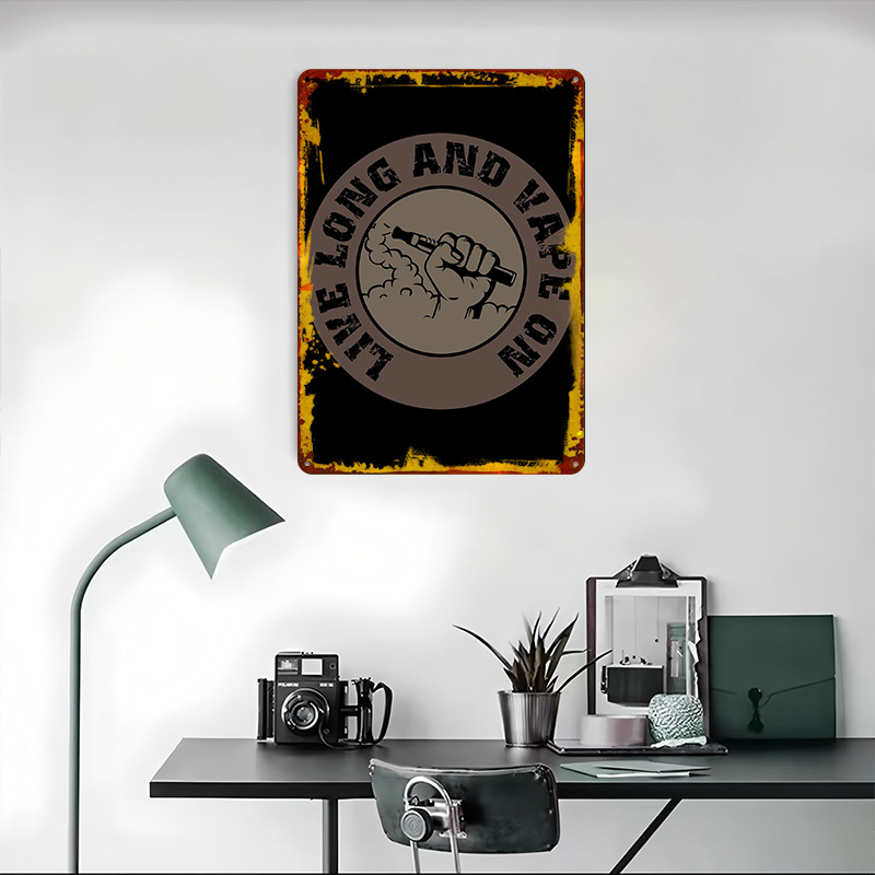 Vape Design For Ecig Tinplate  - Desk Setup Vintage recension och pris