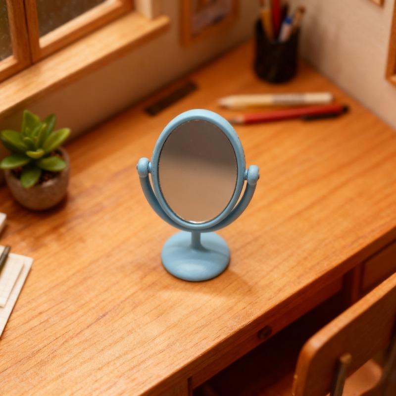 1Pcs Miniature Retro Mirror Dr - Desk Setup Vintage recension och pris