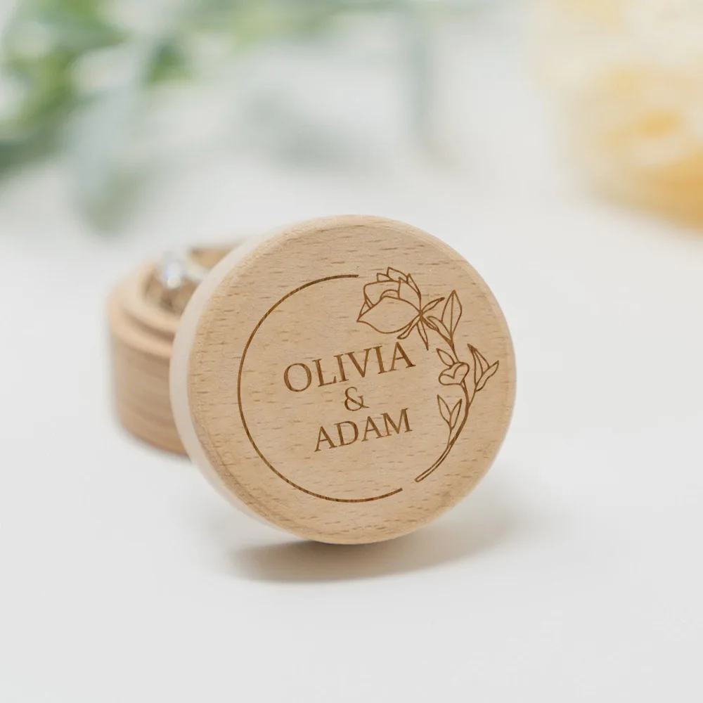 Personalized Wedding Ring Box  - Ring Binder Box recension och pris