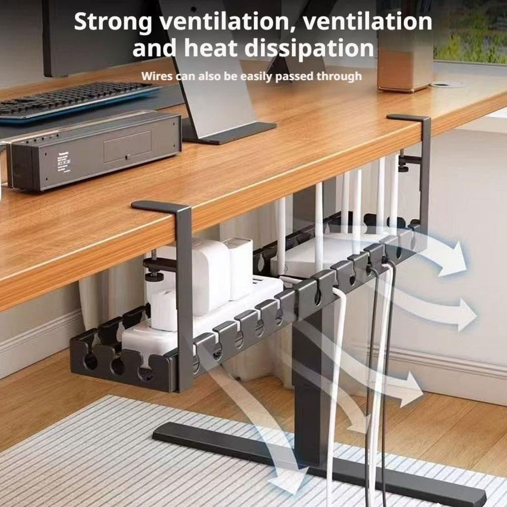 Extendable Under Desk Cable Ma - Desk Setup Shelf recension och pris