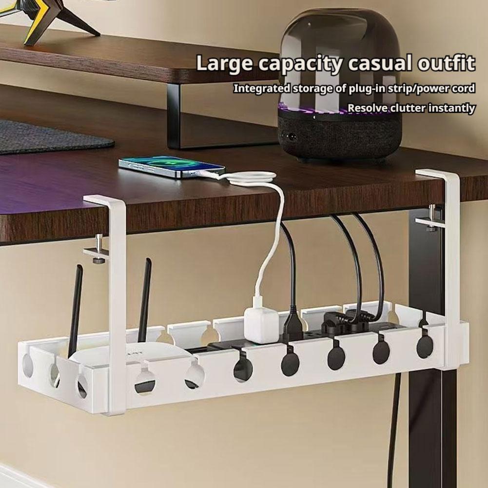 Extendable Under Desk Cable Ma - Desk Setup Shelf recension och pris