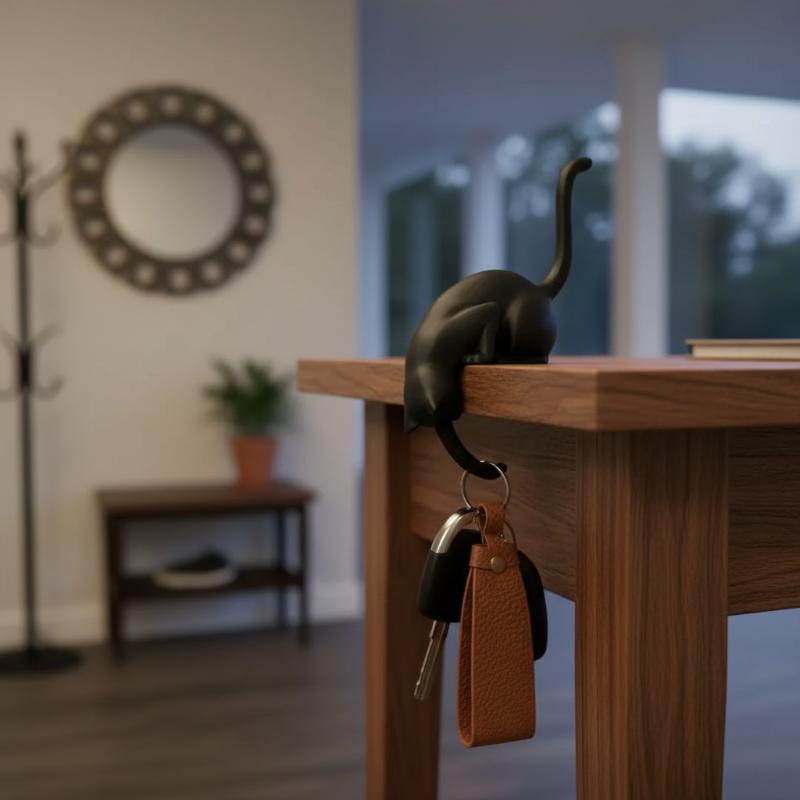 Cat Shelf Hook With Lantern Fi - Desk Setup Shelf recension och pris