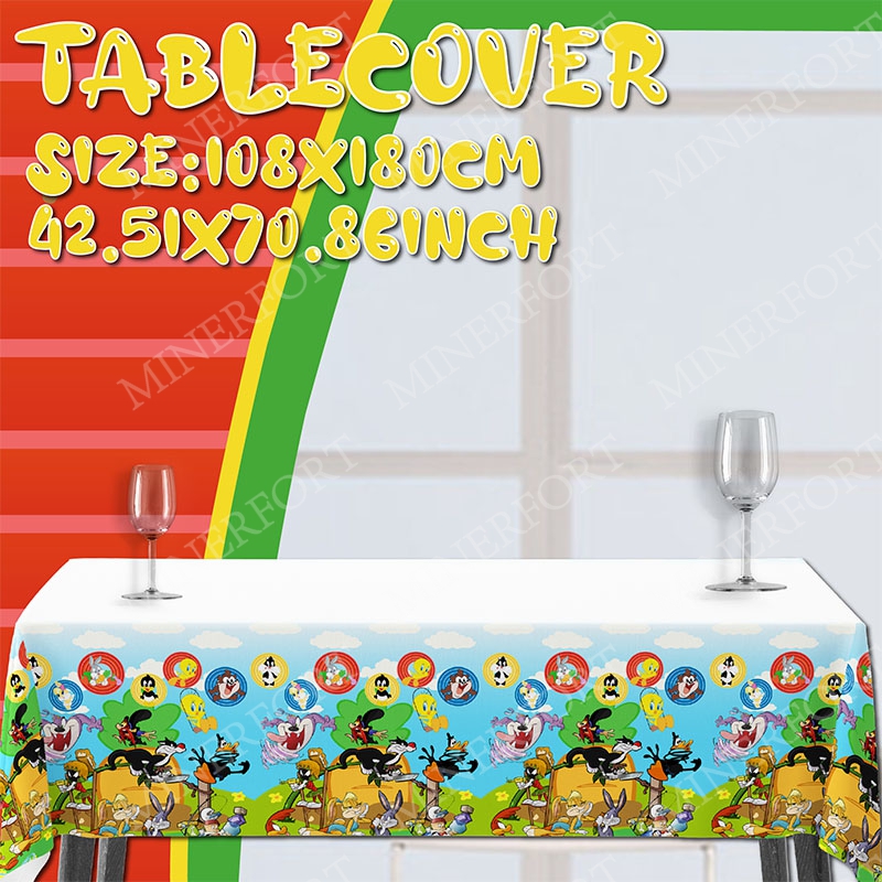 Looney Tunes Tablecloth Rectan - Desk Setup Girl recension och pris
