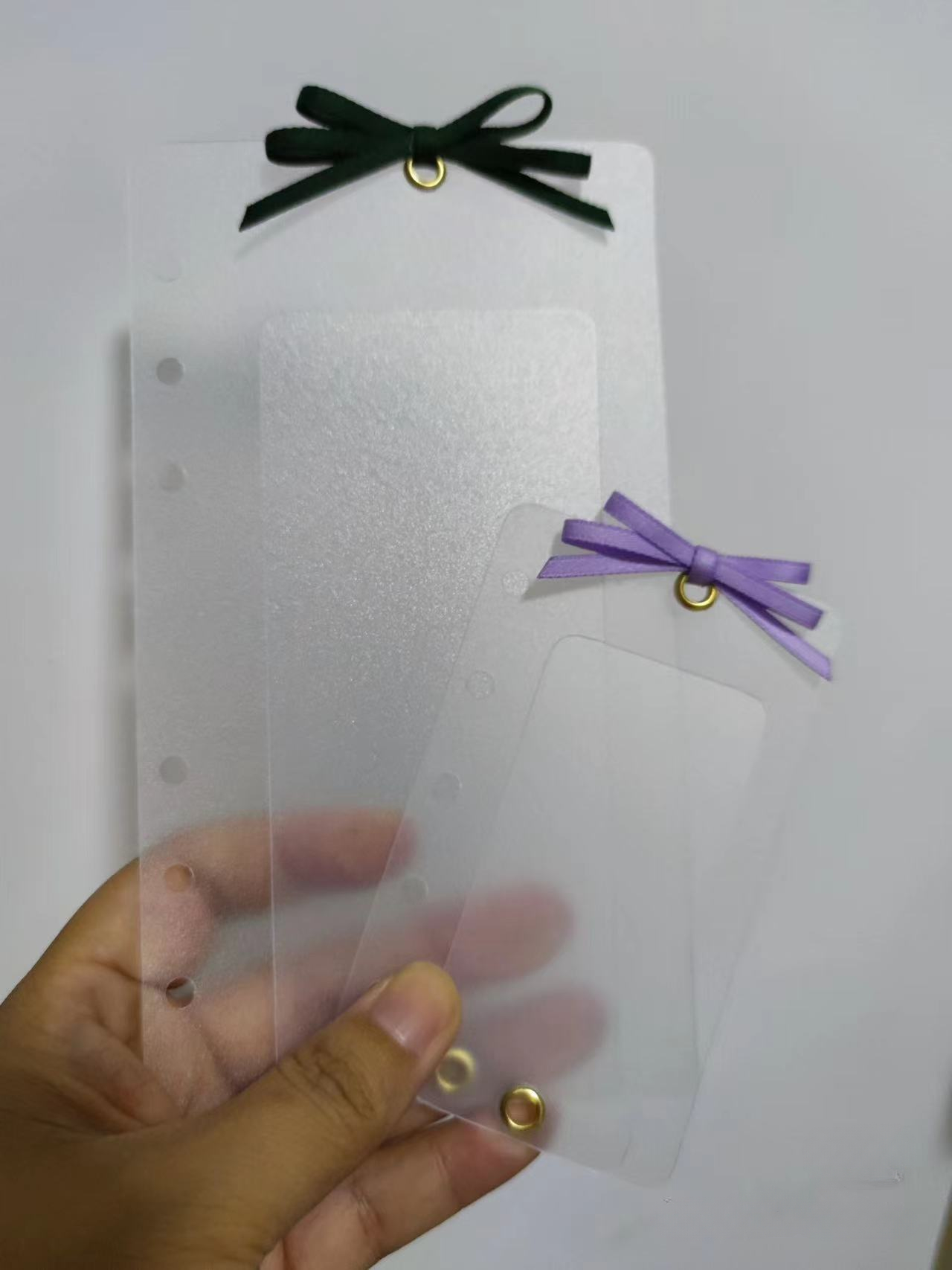 A5s A6 A6Per A7 A8 Clear PVC P - Ring Binder Box recension och pris