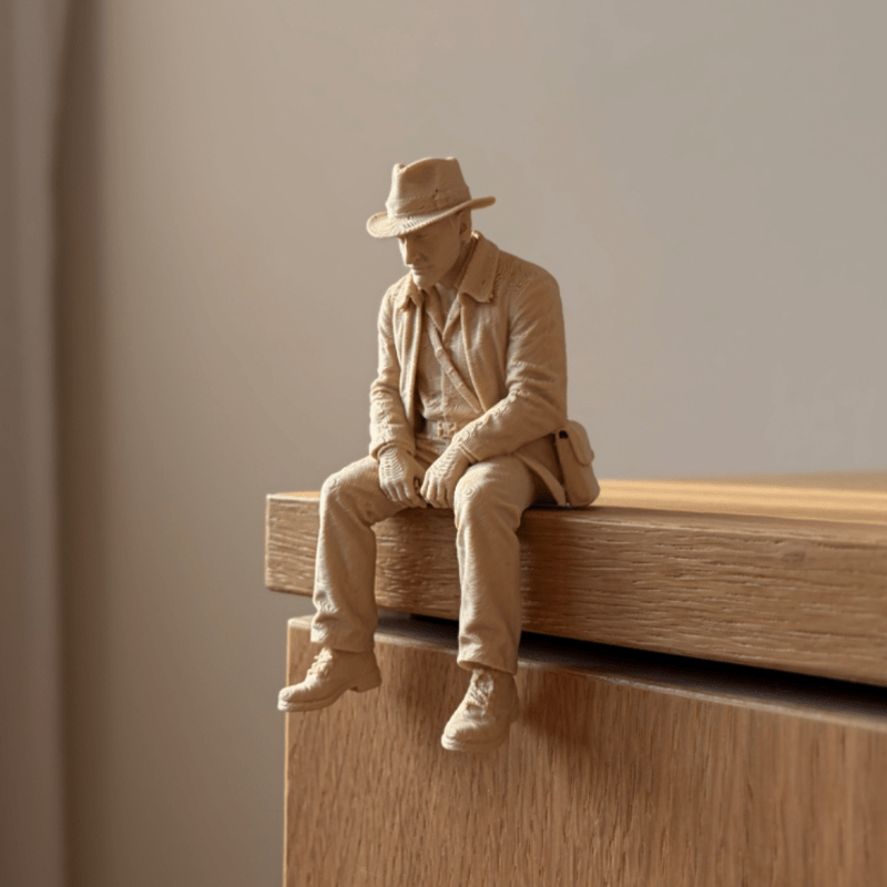Matte Beige Explorer Edge Sitt - Desk Setup Shelf recension och pris