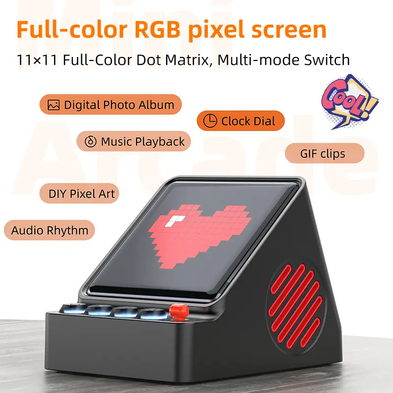 Retro Pixel Art Programmable L - Desk Setup Diy recension och pris