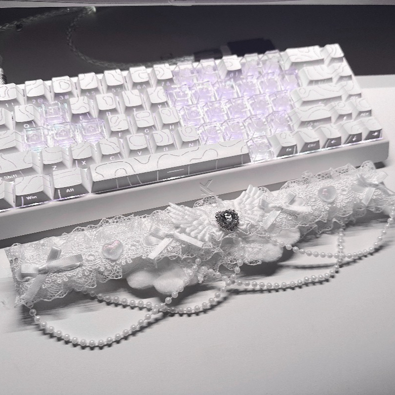 Handmade White Lace Monitor De - Desk Setup Diy recension och pris
