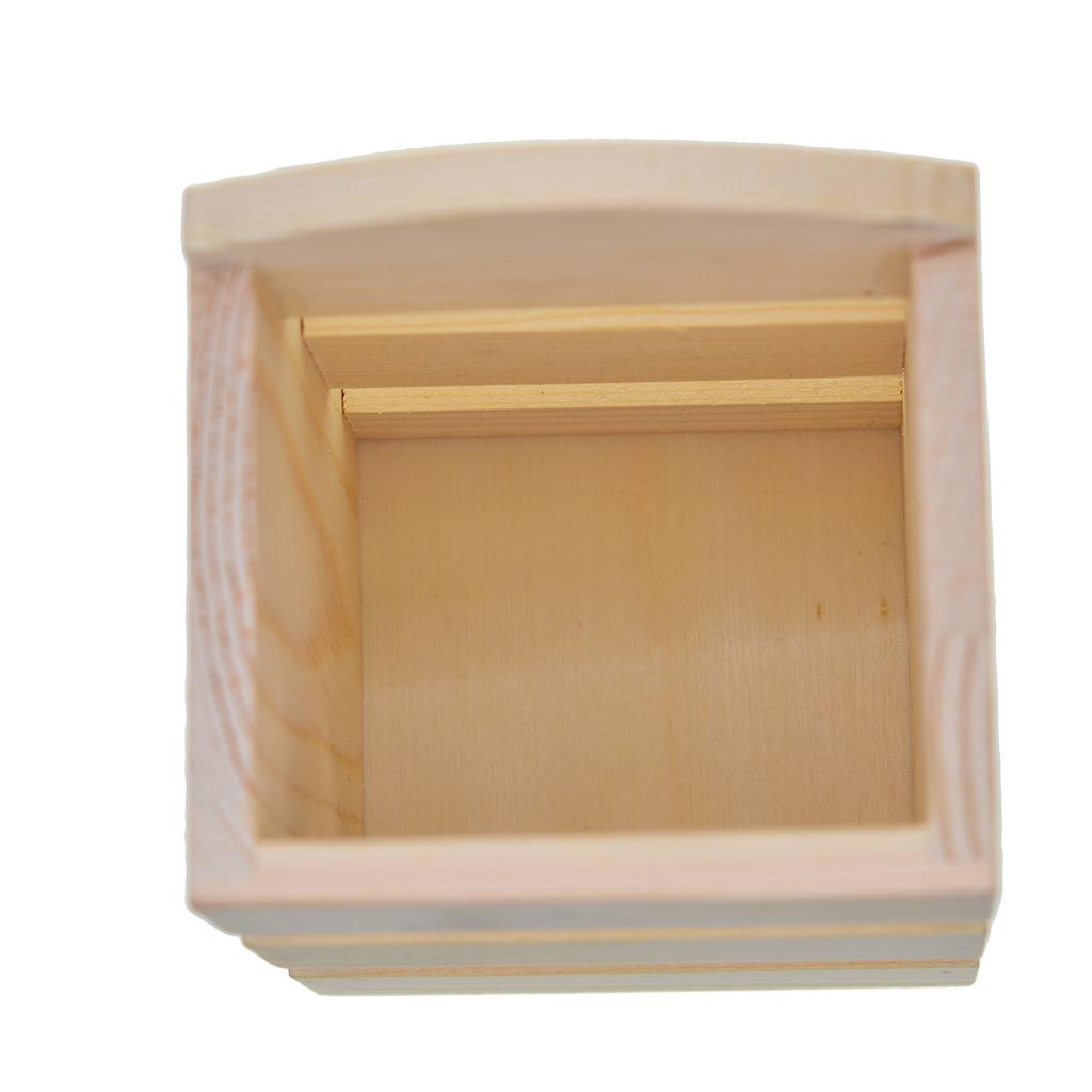 Natural Wood Pen Holder Plain  - Desk Setup Natural recension och pris