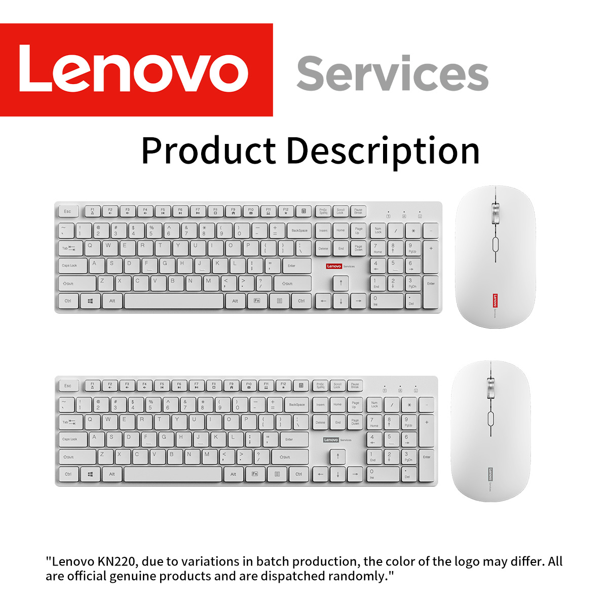 Lenovo KN220 Silent 2.4G Wirel - Desk Setup Keyboard recension och pris