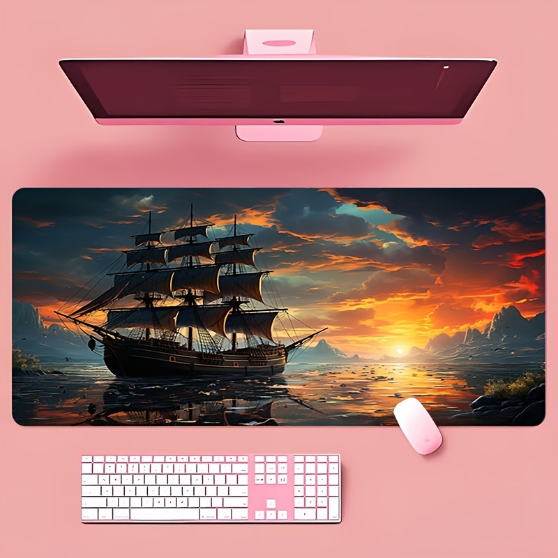 Mouse Pad Sailboat Keyboard Pa - Desk Setup Keyboard recension och pris