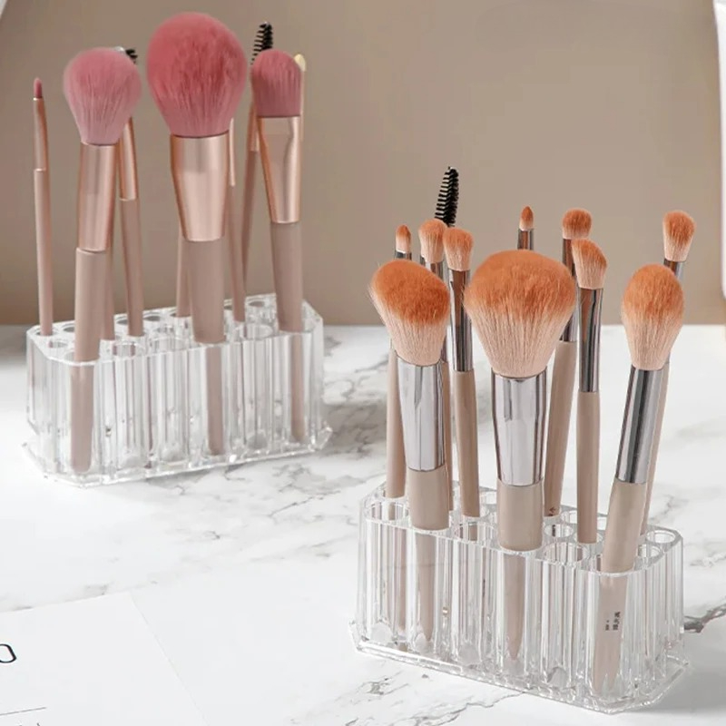 26 Holes Makeup Brush Holder M - Desk Setup Shelf recension och pris