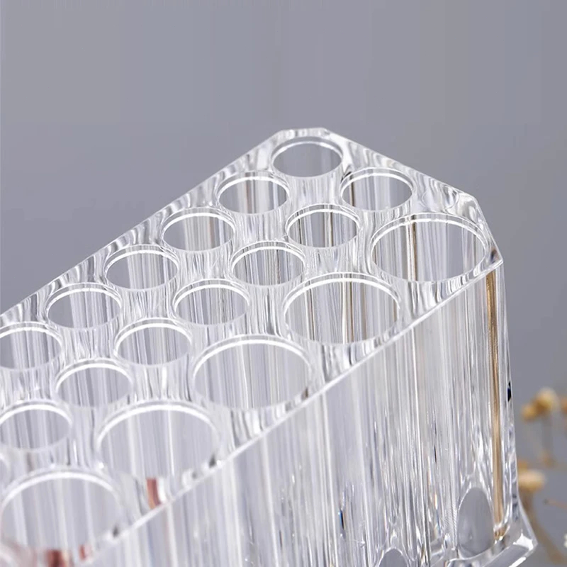 26 Holes Makeup Brush Holder M - Desk Setup Shelf recension och pris