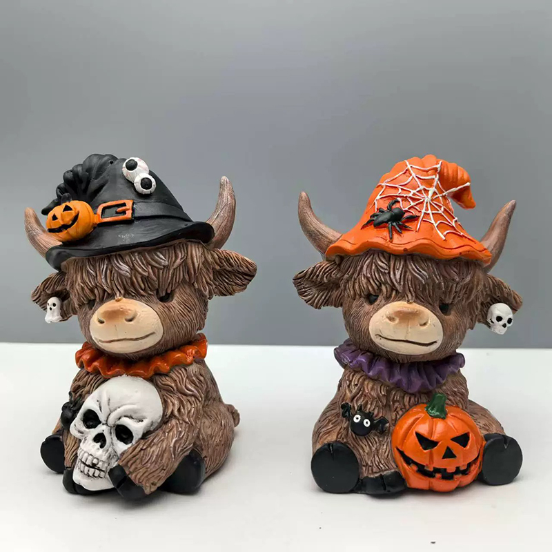 Highland Cow Figurines Resin F - Desk Setup Shelf recension och pris