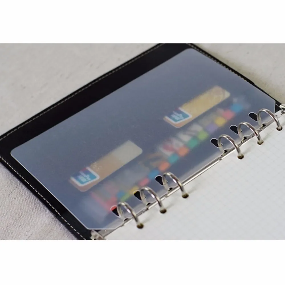2 Pcs/set Elastic Transparent  - Ring Binder Box recension och pris