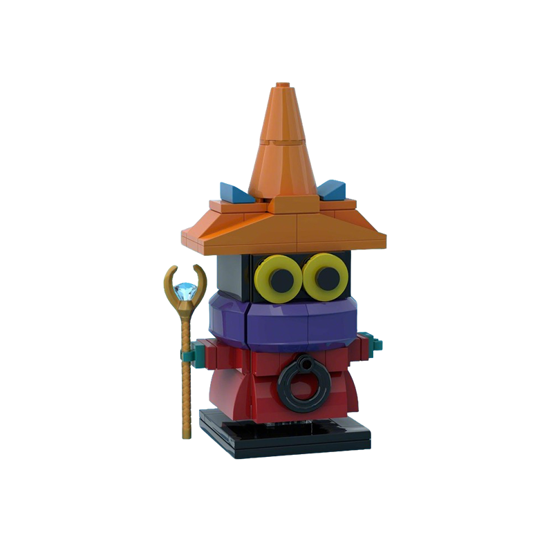 105pcs MOC Orko Big Head Figur - Desk Setup Shelf recension och pris