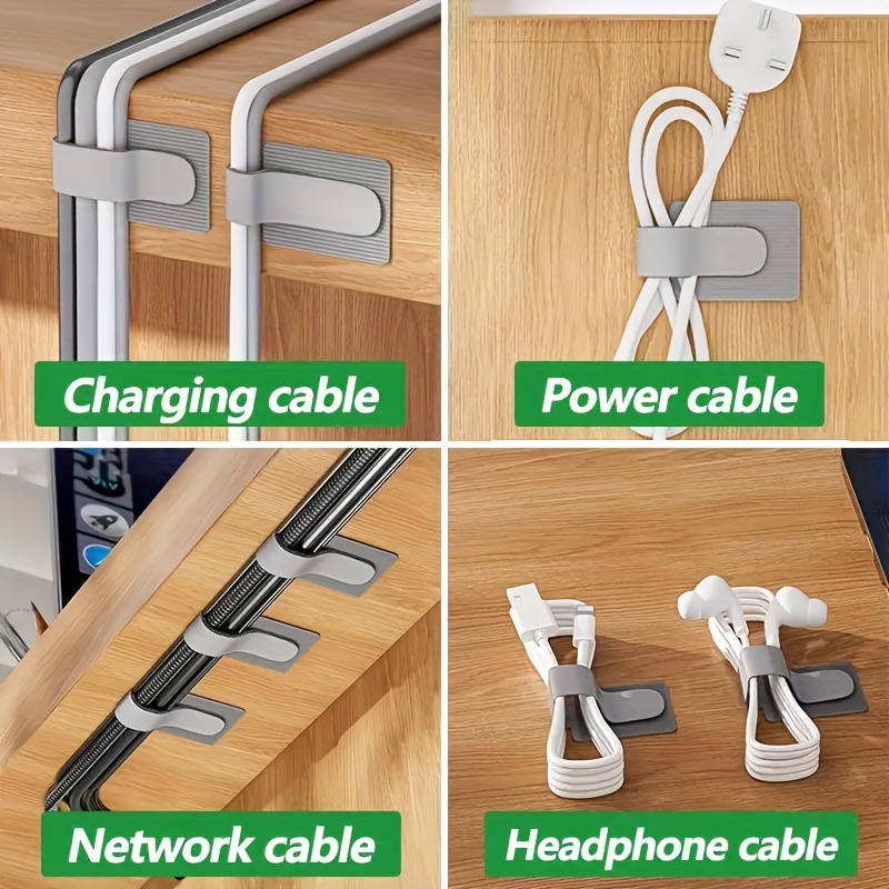 Cable Ties Reusable Straps Vel - Desk Setup Diy recension och pris