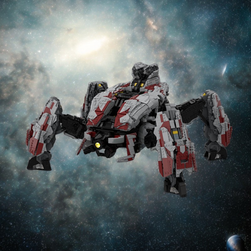 6869pcs MOC Halo Banished Scar - Desk Setup Shelf recension och pris