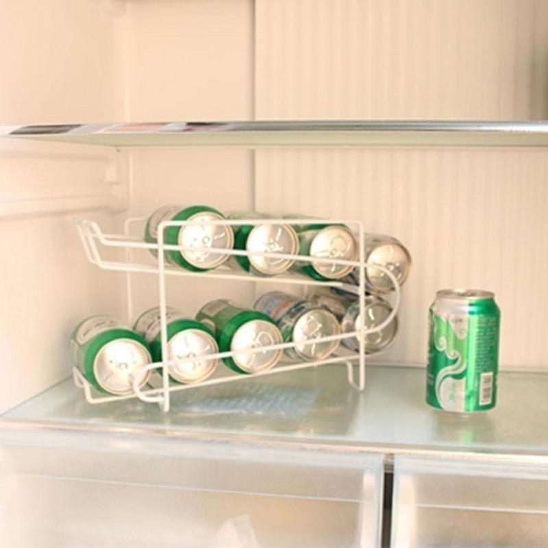 Iron Double-layer Cola Storage - Desk Setup Shelf recension och pris