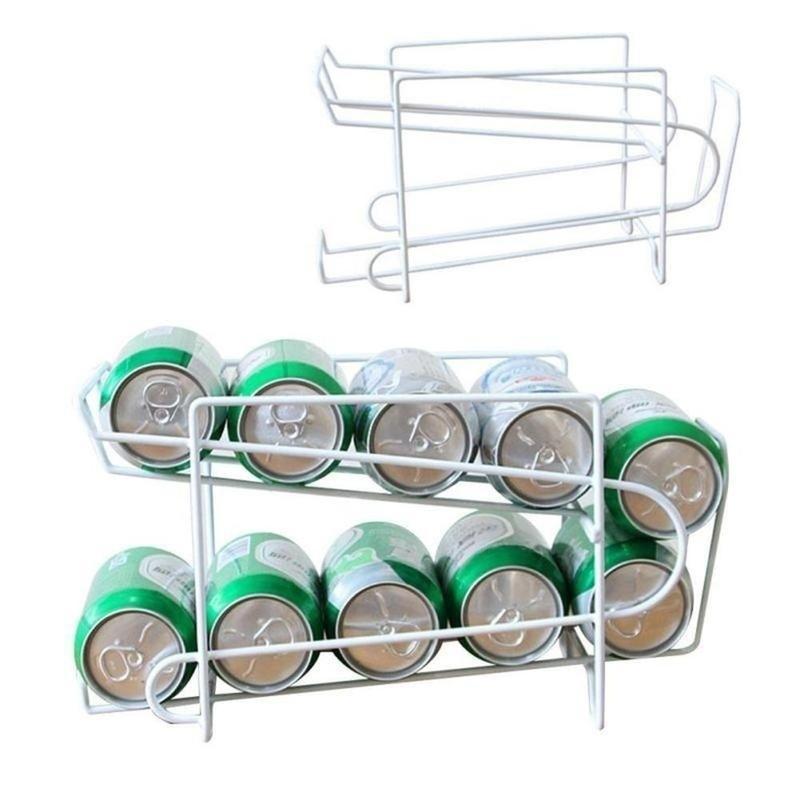 Iron Double-layer Cola Storage - Desk Setup Shelf recension och pris