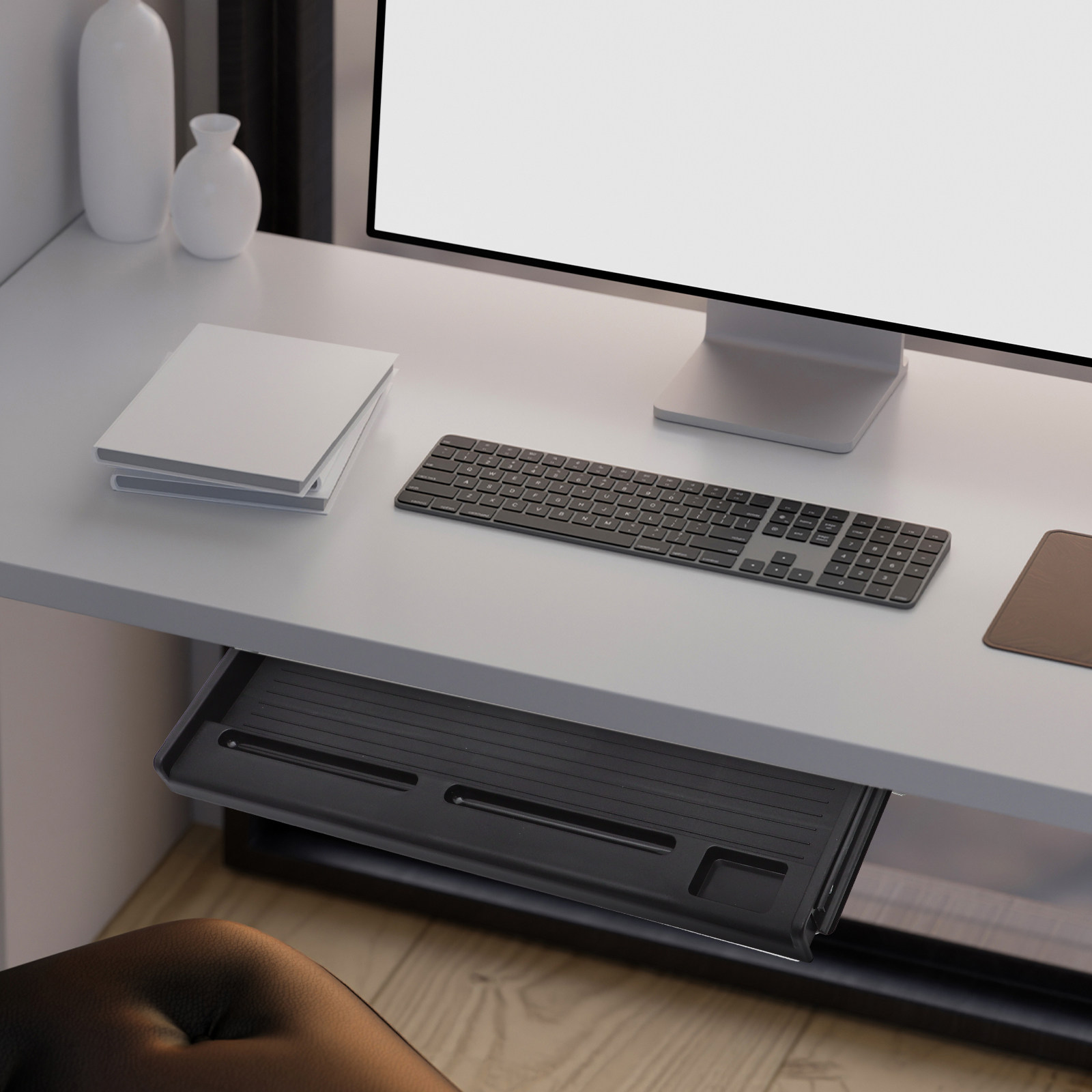 1Set Under Desk Keyboard Tray  - Desk Setup Keyboard recension och pris