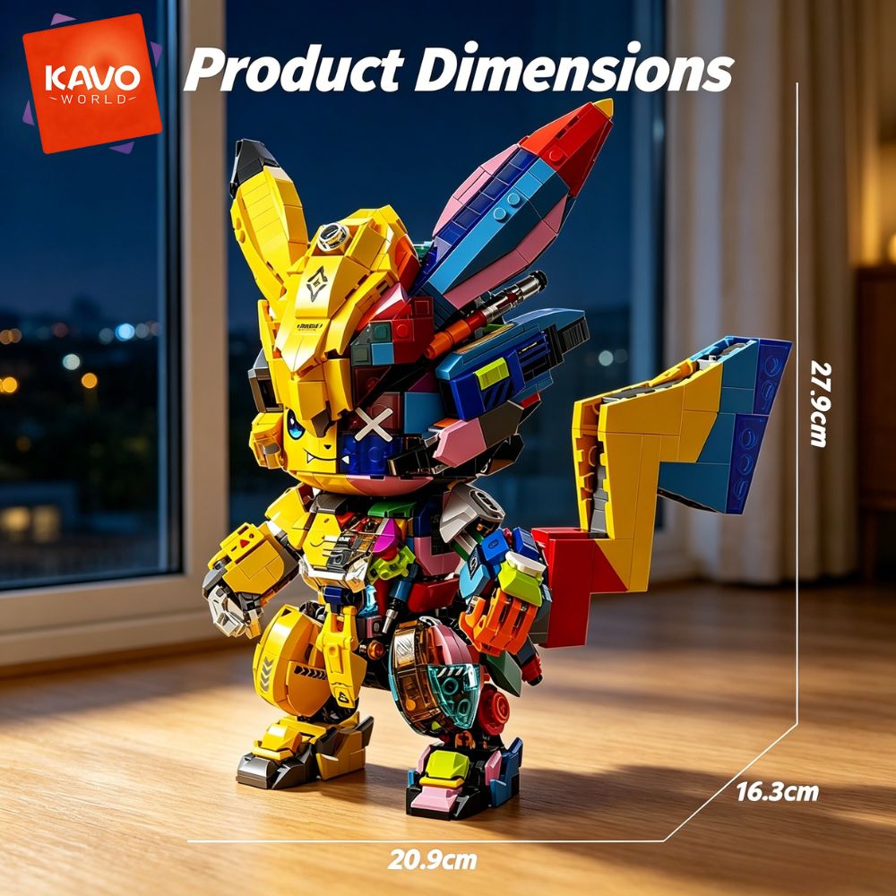 KAVOWORLD 1505PCS Mechanical M - Desk Setup Diy recension och pris
