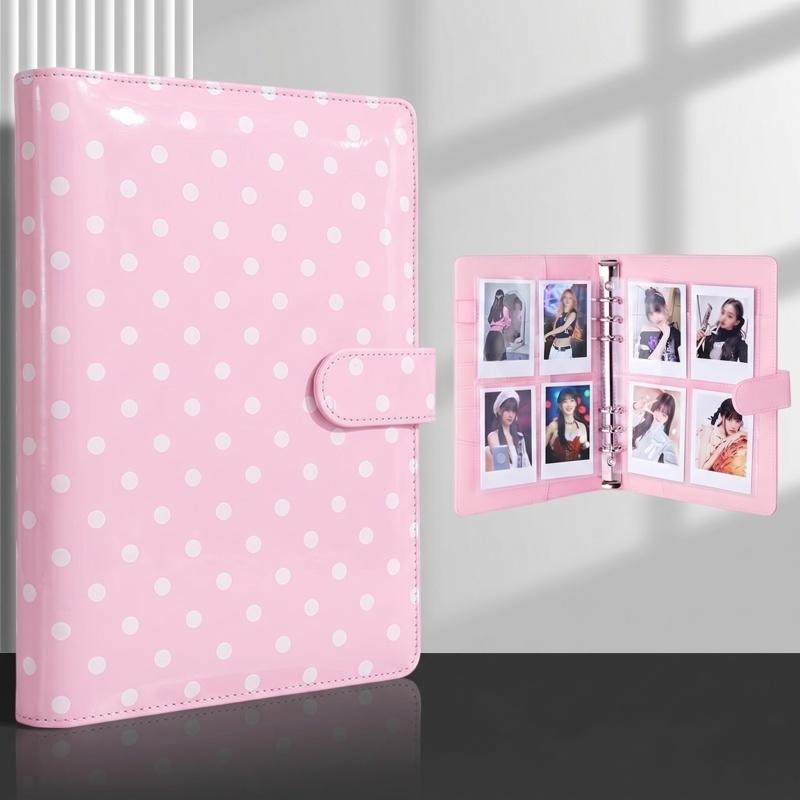 A5 Polka Dot 6 Ring Card Colle - Ring Binder Box recension och pris