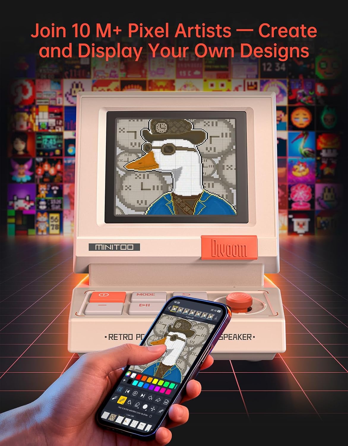 Retro PC-Style Mini Speaker wi - Desk Setup Diy recension och pris
