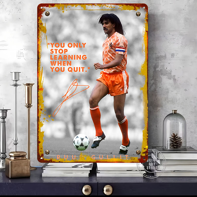 Ruud Gullit Football Player Wa - Desk Setup Vintage recension och pris