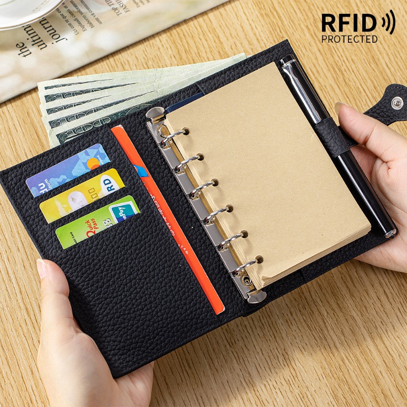 A7 Genuine Leather Refillable  - Ring Binder Box recension och pris