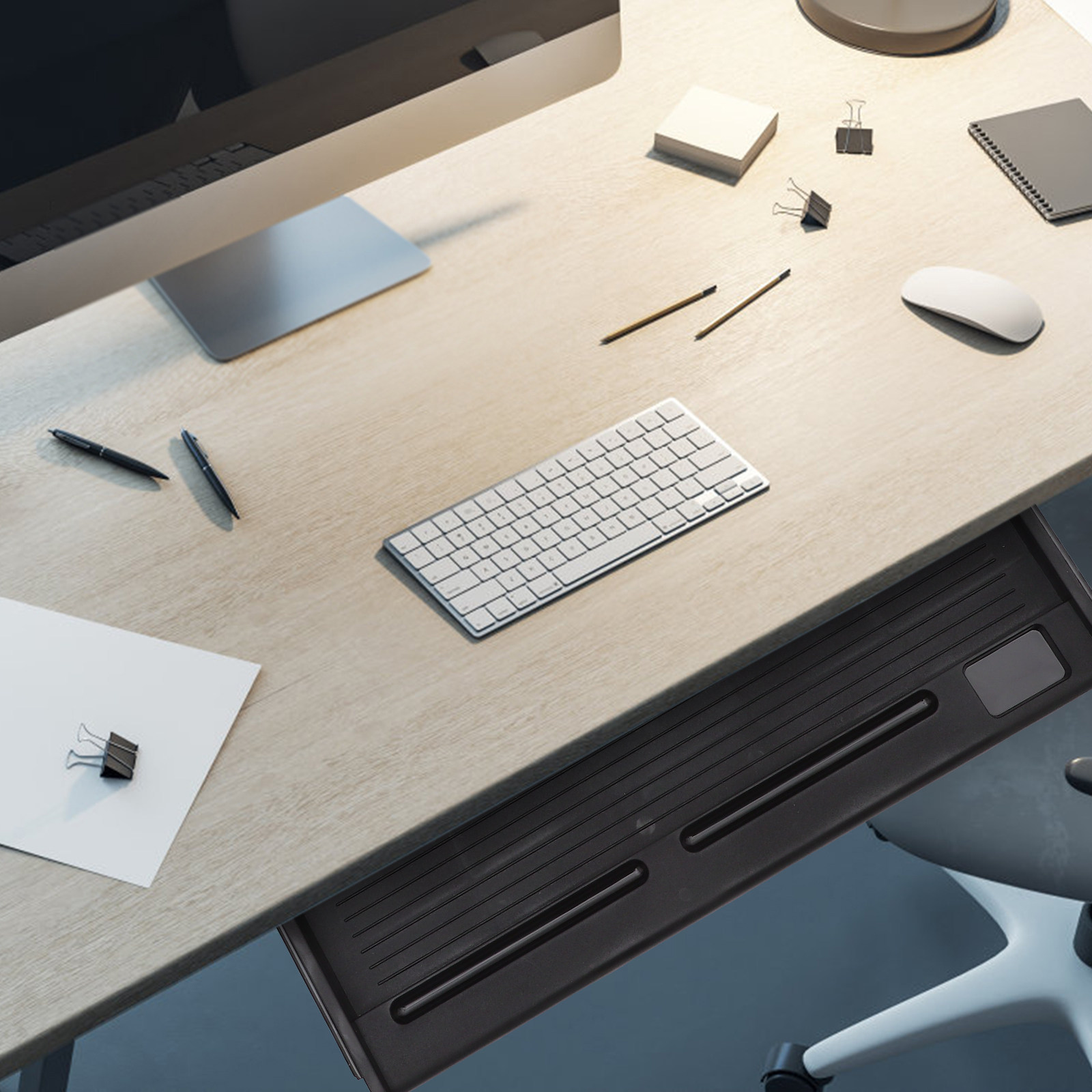 1Set Keyboard Tray Under Desk  - Desk Setup Keyboard recension och pris