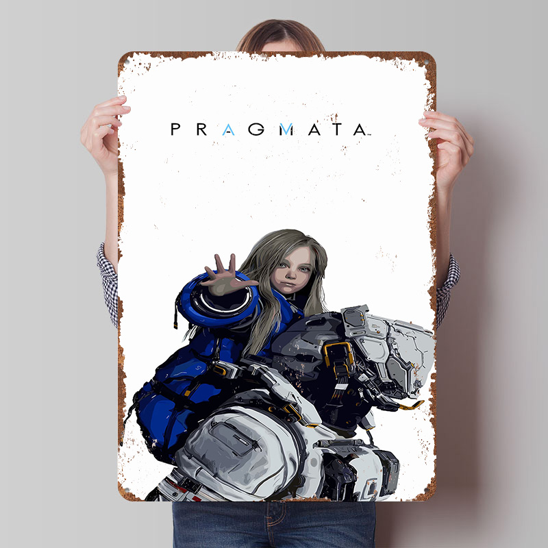 Pragmata Game Character Metal  - Desk Setup Vintage recension och pris