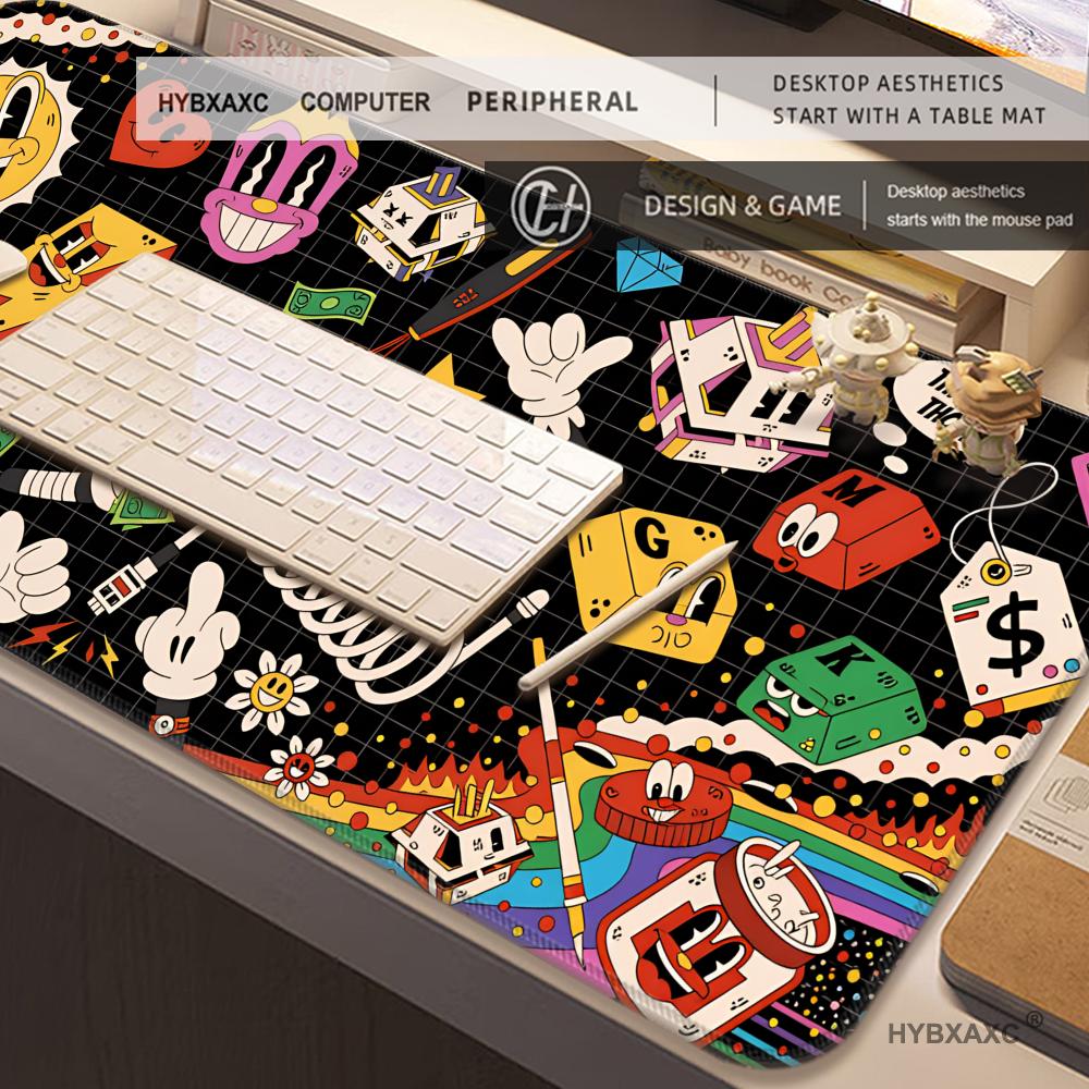 HYBXAXC Graffiti Mausepad Rug  - Desk Setup Diy recension och pris