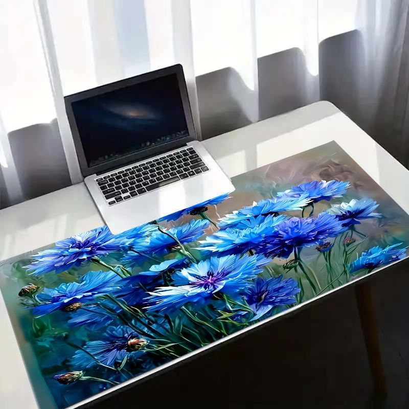 Brand Blue Cornflower Mouse Pa - Desk Setup Natural recension och pris