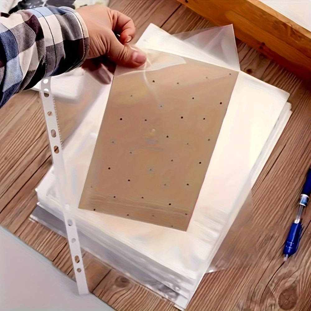 50 A4 Transparent Plastic Fold - Ring Binder Box recension och pris