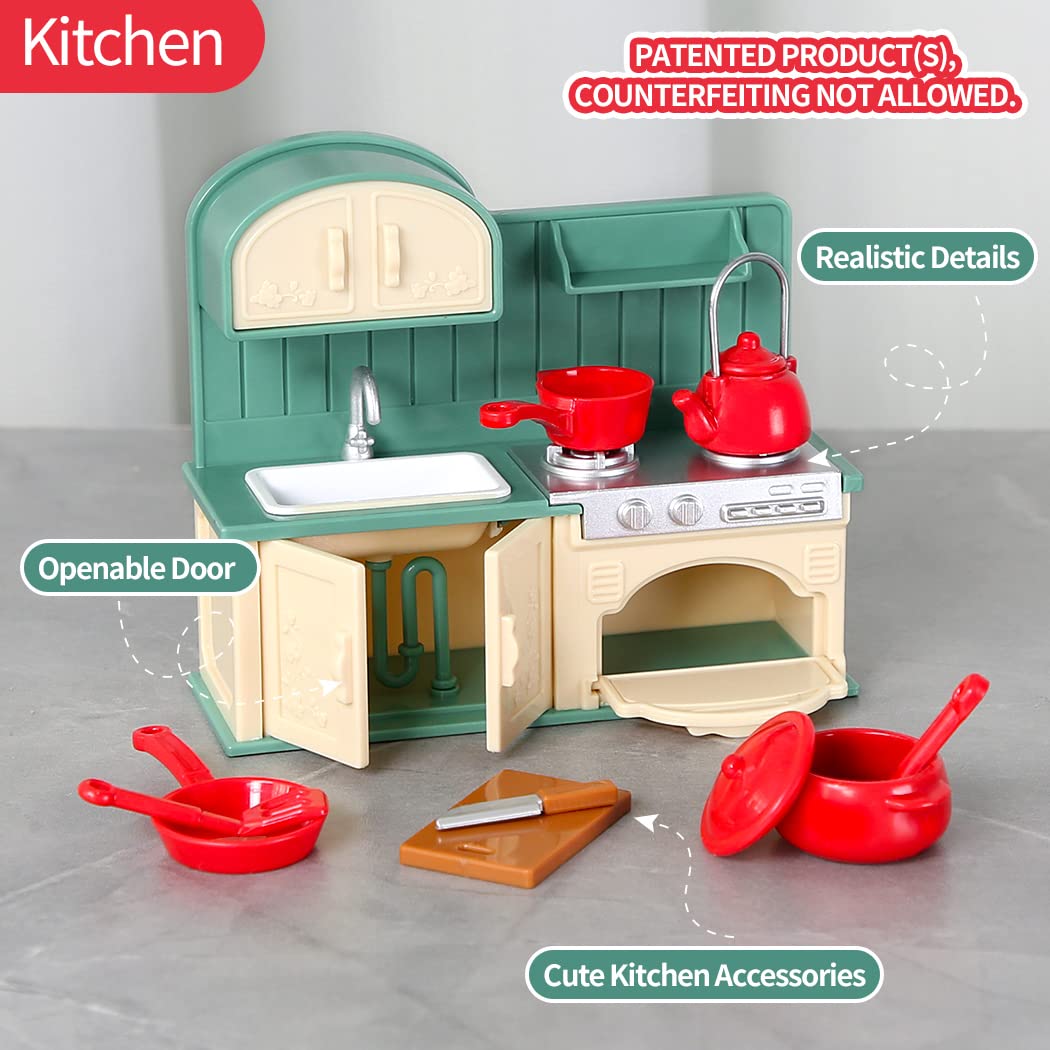 Doll House 1:12 Miniature Furn - Desk Setup Girl recension och pris
